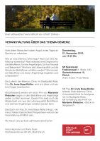 Veranstaltung über das Thema Demenz